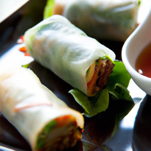 Crisp Vegetable Spring Rolls: Perfect Pairing with Soy Sauce