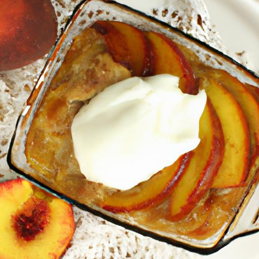 Peach and Cream Oatmeal Bake: A Cozy, Wholesome Delight