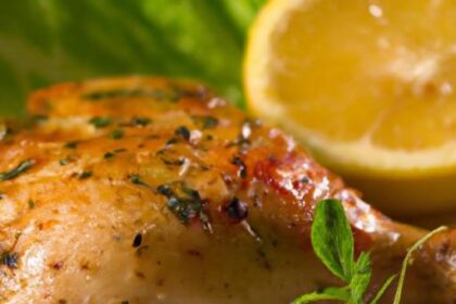 Bright and Bold: Zesty Lemon Herb Grilled Chicken Thighs