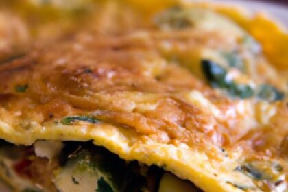 Fluffy Feta Cheese Omelette: A Mediterranean Breakfast Delight