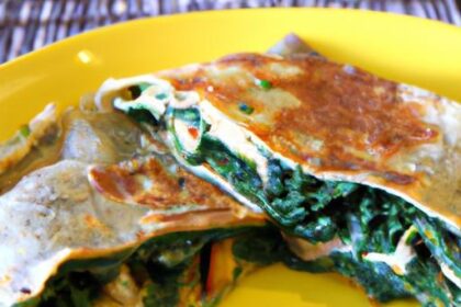 Delightful Vegan Spinach & Mushroom Crepes: A Savory Treat