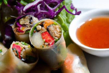 Crisp Vegetable Spring Rolls: Perfect Pairing with Soy Sauce