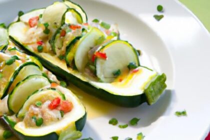 Veggie-Packed Zucchini Boats: A Delicious Meatless Feast