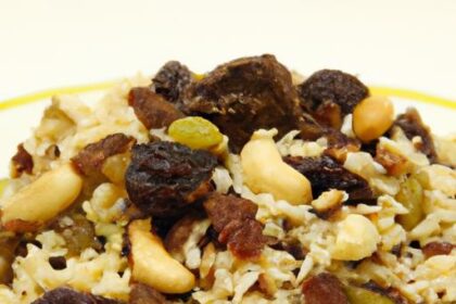 Savory Lamb Pilaf: A Perfect Blend of Raisins & Pine Nuts
