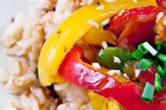 Bright & Healthy: Cauliflower Rice Stir-Fry with Peppers