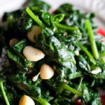 Fiery Garlic Sautéed Spinach: A Zesty Greens Delight