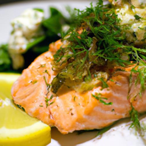 Savor Grilled Salmon with Zesty Lemon Dill Butter Bliss