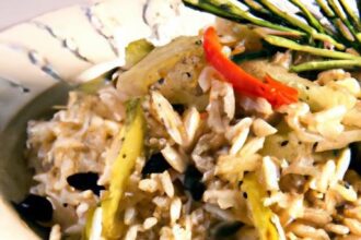 Bright & Zesty Mediterranean Orzo Salad with Lemon Dressing