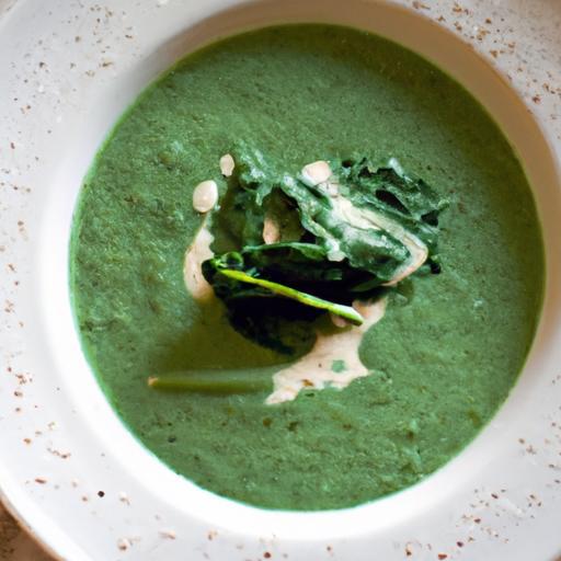 Velvety Cream of Spinach Soup: A Nutritious Green Delight