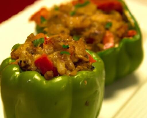Flavor-Packed Stuffed Peppers with Beef & Cauliflower Rice