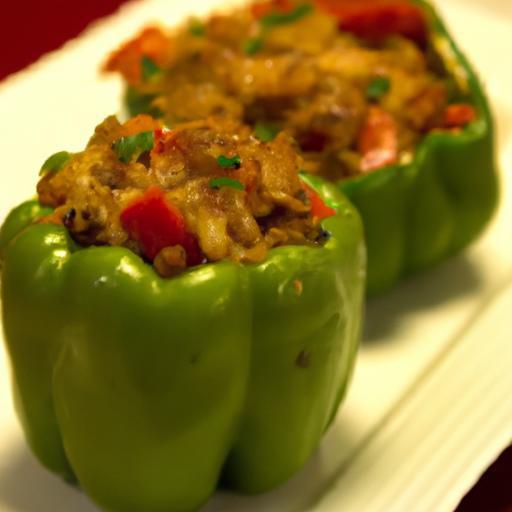 Flavor-Packed Stuffed Peppers with Beef & Cauliflower Rice