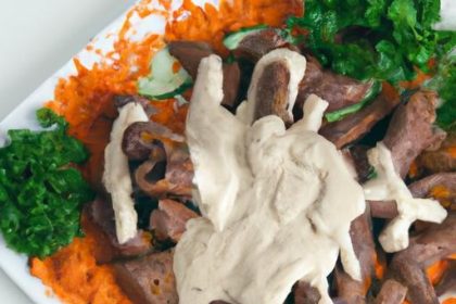 Melt-in-Your-Mouth Slow-Cooked Beef Shawarma with Creamy Hummus