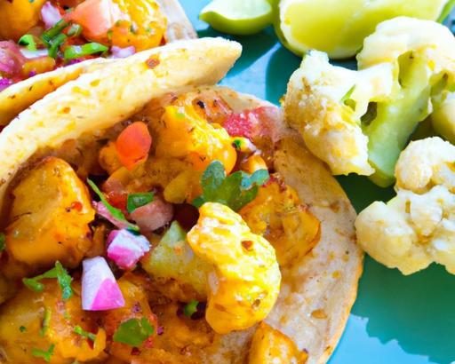 Brighten Your Plate: Vegan Cauliflower Tacos with Mango Salsa