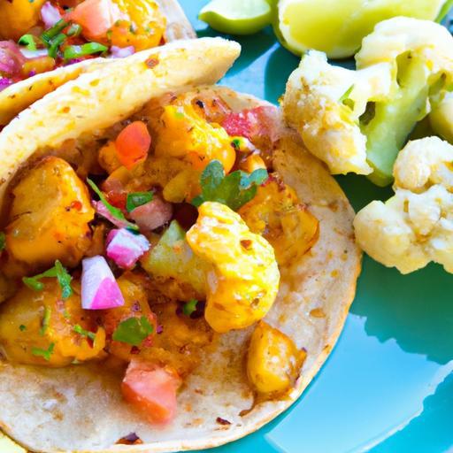 Brighten Your Plate: Vegan Cauliflower Tacos with Mango Salsa
