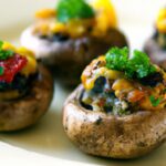 Cheesy Vegetarian Stuffed Mushrooms: A Savory Delight