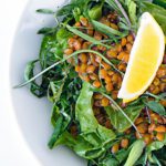 Zesty Lentil & Spinach Salad: A Refreshing Lemon Twist