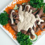 Melt-in-Your-Mouth Slow-Cooked Beef Shawarma with Creamy Hummus