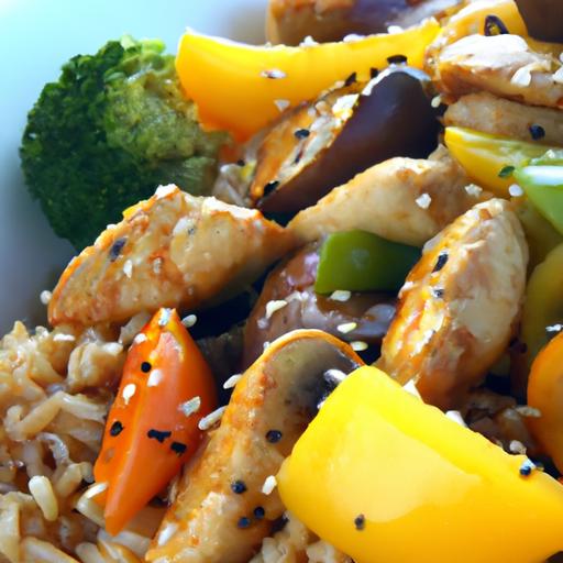 Wholesome gluten-Free Chicken & veggie Stir-Fry Delight