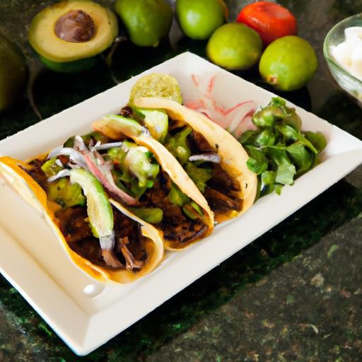 Fiery Beef Tacos with Creamy Avocado & Zesty Lime Twist