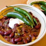 Fiery Beef and Bean Chili with Zesty Jalapeño Kick