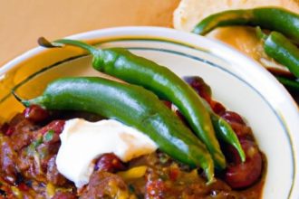 Fiery Beef and Bean Chili with Zesty Jalapeño Kick