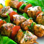 Zesty Lemon Herb Chicken Skewers: A Grilling Delight