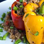 Hearty Vegan Stuffed Bell Peppers with Nutty Brown Rice