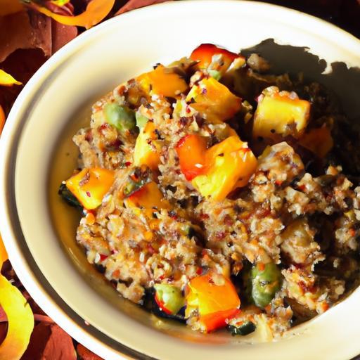 Nutritious Vegan Butternut Squash & Quinoa Salad Delight