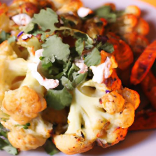Fiery Roasted Cauliflower Meets Creamy Tahini Delight