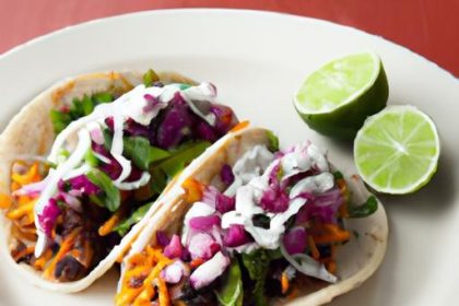 Flavorful Sweet Potato and Black Bean Tacos: A Perfect Pairing