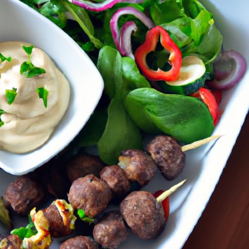Savor Beef Kofta Kebabs with Refreshing Tzatziki Sauce