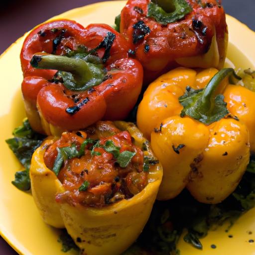 Hearty Stuffed Peppers with⁢ Beans and Rice Recipe Guide