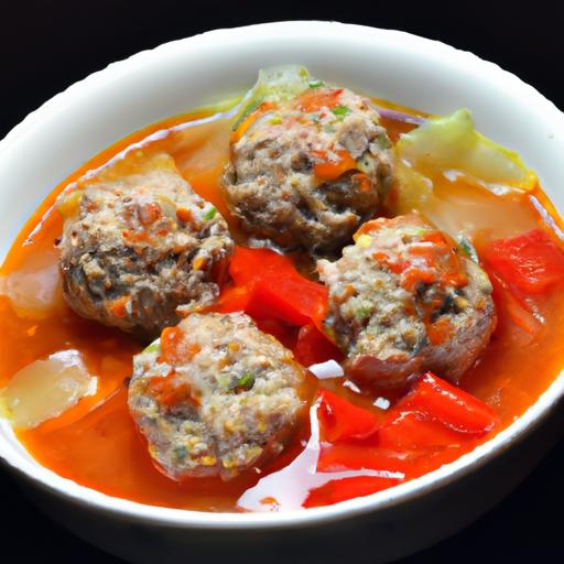 Hearty Gluten-Free Meatball Soup with Savory Rice Blend