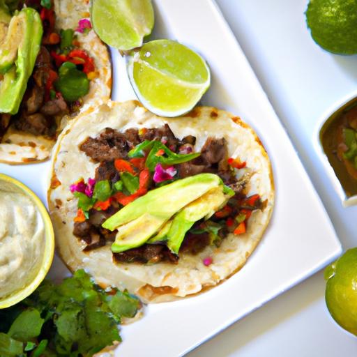 Fiery Beef Tacos with Creamy Avocado & Zesty Lime Twist