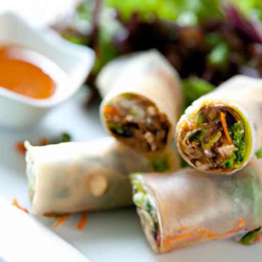 Crispy Vegetable Spring Rolls: A Fresh Taste⁢ Adventure