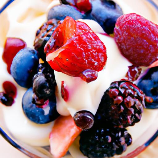 Delightful mixed ‍Berry Yogurt Parfaits ⁣Drizzled‌ with Honey