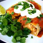 Savor the Zest: Homemade Chicken Enchiladas with Green Salsa