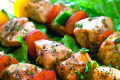 Zesty Lemon Herb Chicken Skewers: A Grilling Delight